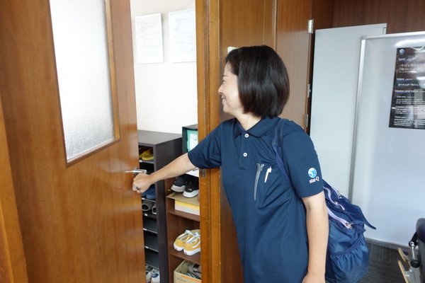 竹川さんの仕事風景